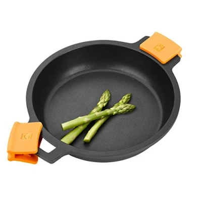 Immagine di BRA Efficient Casseruola bassa antiaderente senza coperchio, adatta a tutti i tipi di piani cottura e induzione, 32 cm, A270632