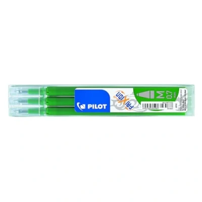 Immagine di Pilot Frixion Ricariche per penna a sfera, 0,7 mm, confezione da 3, colore: Verde