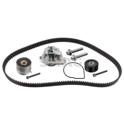 Immagine di SWAG 33 10 1669 pompa acqua + Kit Cinghia Distribuzione con 146 24 profilo dente arrotondato Plastica OPEL: Zafira B, C Tourer