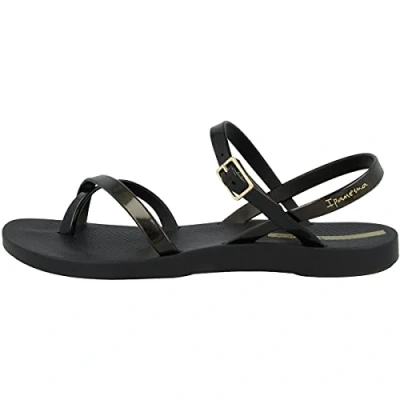 Immagine di Ipanema Fashion Sand VIII Fem, Sandali Donna, Nero Oro E Nero, 40 EU Stretta