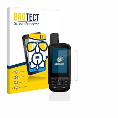 Immagine di brotect Pellicola Protettiva Vetro per Garmin GPSMAP 66s / 66st Protezione Schermo [Durezza Estrema 9H, Chiaro]