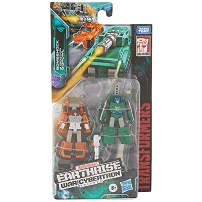 Immagine di Transformers Toys Generations War for Cybertron: Earthrise Micromaster WFC E4 Military Patrol, confezione da 2, per bambini dagli 8 anni in su, 3,8 cm