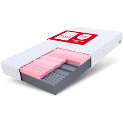 Immagine di FDM SELECT Materasso Matrimoniale 200x200 cm Schiuma di Memoria Alto 14 Grado Rigidità H3 H4 a Due Lati 7 Zone Comfort Rivestimento Lavabile OEKO TEX Anallergic