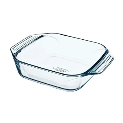 Immagine di Pyrex Irresistible Teglia quadrata in vetro borosilicato, 29 x 22.5 7 cm, 2.3 L