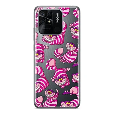 Immagine di Ert Group custodia per cellulare Xiaomi REDMI 10C originale e con licenza ufficiale Disney, modello Alice &amp; Friends 004 adattato alla forma dello smartphone, parzialmente trasparente
