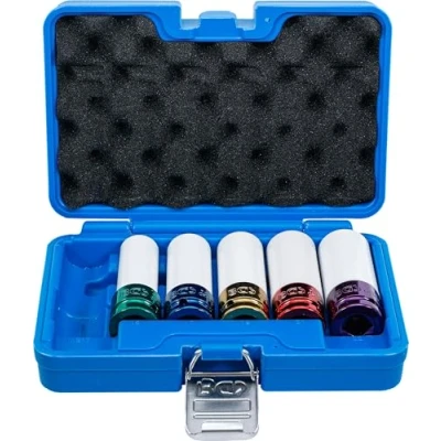 Immagine di Juego de vasos impacto con protector plástico entrada 12,5 mm (1/2&quot;) 6 piezas