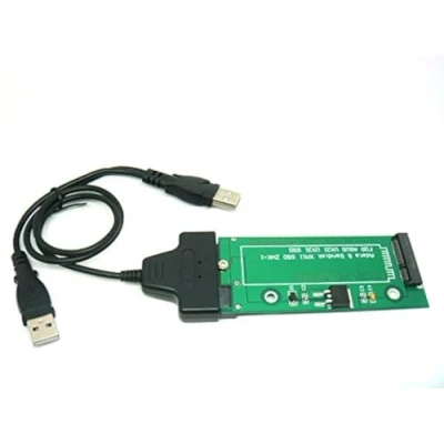 Immagine di Sintech 18Pin to SATA Adapter with USB Cable, Compatible Sandisk SDSA5JK ADATA XM11 SSD from Asus UX31 UX21
