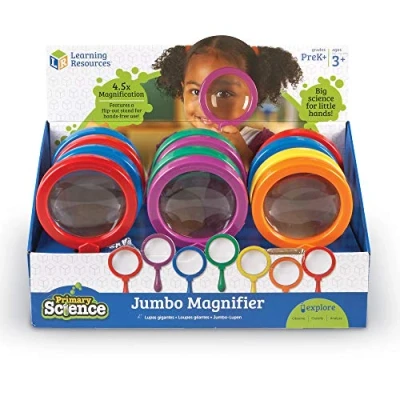 Immagine di Learning Resources Lenti di ingrandimento jumbo Primary Science (set da 12)