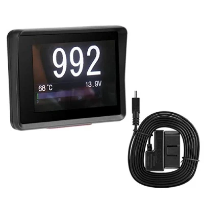 Immagine di LetCart Head Up Display Auto, Tachimetro Intelligente per Auto Universale Display, digitale temperatura tensione velocità HUD