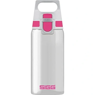 Immagine di Sigg Total Clear One Berry Borraccia Tritan (0,5 L), Ermetica e Priva di Sostanze Nocive, Leggerissima Design in