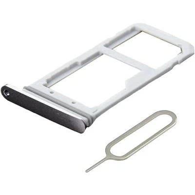Immagine di MMOBIEL Vassoio Carta SIM Compatibile con Samsung Galaxy S7 2016 Porta Scheda Incl il pin della Nero