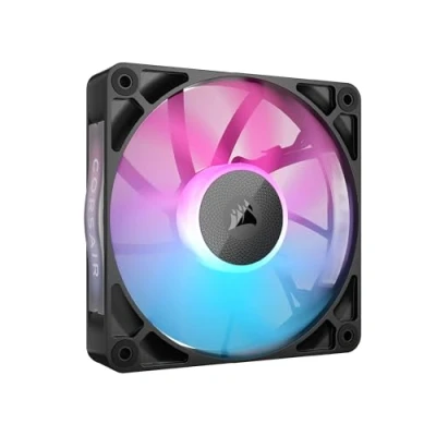 Immagine di Corsair iCUE LINK RX120 RGB Ventola per PC case Nero (L x A P) 120 25 mm incl. Illuminazione LED