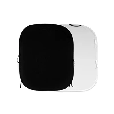 Immagine di Manfrotto LL LB5921 Fondale Ripiegabile Cromakey, Nero/Bianco