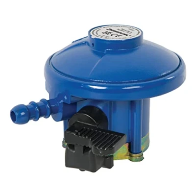 Immagine di Silverline Riduttore a clip per butano 1,5 kg/h Calor/Flogas giallo, colore: blu