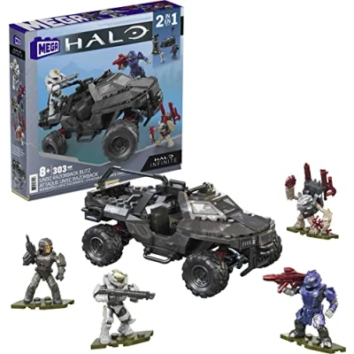 Immagine di Mega Halo Assalto Razorback UNSC Veicolo Infinite Set di Costruzione, Giocattolo per Bambini 8+ Anni, GYG59