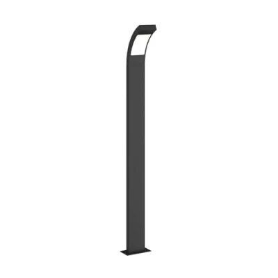 Immagine di Lucande Paletto Luminoso LED Segnapassi in Alluminio, Grigio Grafite, Lampioncino da Esterno Moderno di Design, Faretto Illuminazione Aiuole, Sentieri, Ingresso e Cancello Giardino 100 cm IP54
