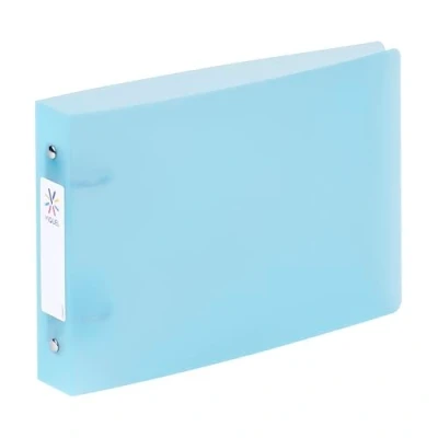 Immagine di Viquel Bristol Raccoglitore a 2 anelli, formato A5, 25 x 16,5 cm, con etichette, colore: blu