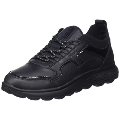 Immagine di Geox Spherica Sneakers basse, Donna, Taglia: 38, Schwarz Pelle