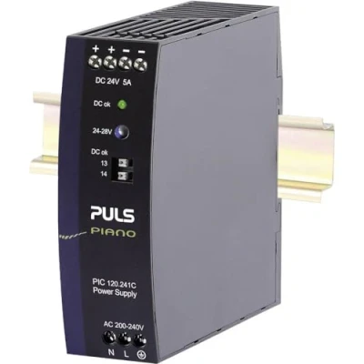 Immagine di PULS Piano Alimentatore per guida DIN 24 V/DC 5 A 120 W Num. uscite:1 x Contenuto 1 pz.