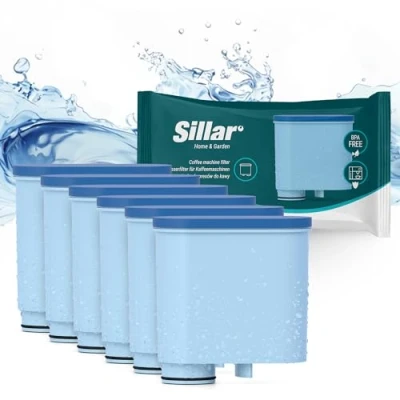 Immagine di Sillar set di 6 Filtro Acqua per Macchinae da Caffè, Anticalcare Compatibile con Aquaclean CA6903/10 CA6903/22 CA6903 CA6903/01