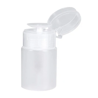 Immagine di Dispenser per unghie, erogatore a pressione smalto unghie Bottiglia vuota liquidi Contenitore bevande 60ML(bianca)