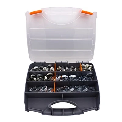 Immagine di VARIOSAN Fascetta Stringitubo Set/Assortimento 12524, 100 pezzo, Campo di serraggio 8 50 mm, Larghezza 9 W1