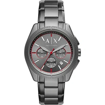 Immagine di Armani Exchange Orologio cronografo da uomo, cassa in acciaio inossidabile Gunmetal 43 mm con bracciale inossidabile, AX2851