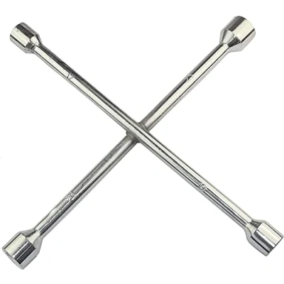 Immagine di kippen 1189AM Chiave a Croce per Auto in Acciaio Cromato con Bussole da 17, 19, 21 e 23 mm.