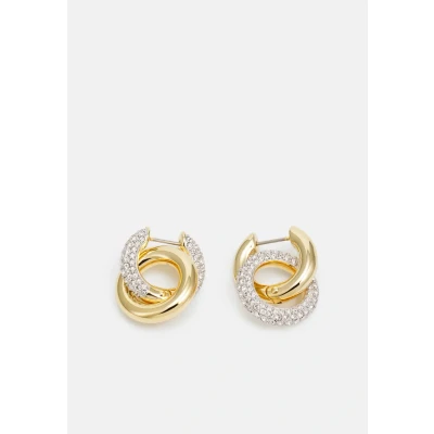 Immagine di Swarovski Dextera Pierced Earrings HOOP Interlinked Orecchini goldcoloured, Donna, Taglia: One Size, Gold coloured