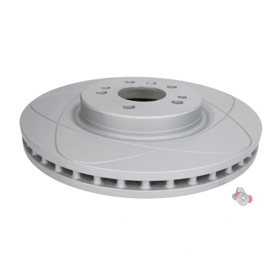Immagine di ATE PowerDisc 24.0332 0158.1 Disco freno 330,0 32,0 5 112,0 ventilato rivestito legato /ad alto tenore di carbonio con bulloni/viti