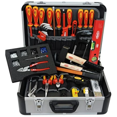 Immagine di FAMEX 436 10 Cassetta degli attrezzi per elettricisti con set di professionali, produzione tedesca