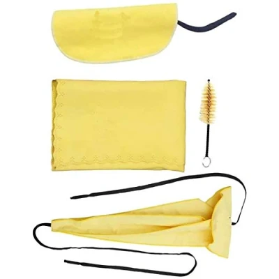 Immagine di POFET Kit di pulizia 4 in 1 per sassofono, bocchino, spazzola, panno pulizia, tampone e cacciavite