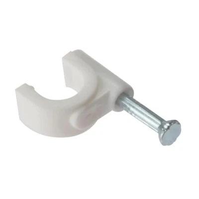 Immagine di Forgefix RCC911W Fermacavo rotondo, colore: Bianco