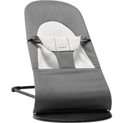 Immagine di BabyBjörn Sdraietta Balance Soft, Cotone/Jersey, Grigio scuro/Grigio