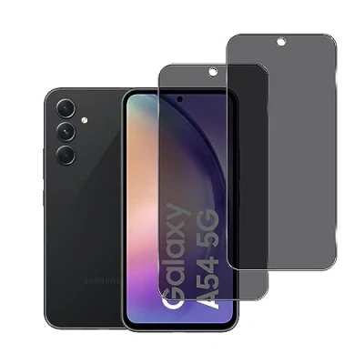 Immagine di YIFNTANG [2 Pezzi] Privacy Pellicola Protettiva per Samsung Galaxy A54 5G,Durezza 9H,Antigraffio,Anti spy Protezione Schermo in Vetro Temperato 5G