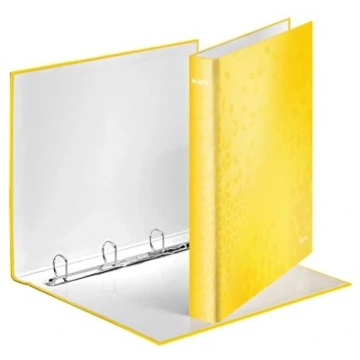 Immagine di Leitz Raccoglitore ad anelli WOW A4+ 4DR 25mm, Giallo