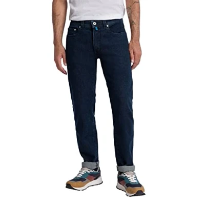Immagine di Pierre Cardin Lione affusolato Jeans, Stonewash Blu, W33 / L30 Uomo