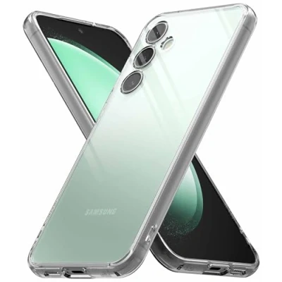 Immagine di Ringke Fusion Compatibile con Cover Samsung Galaxy S23 FE, Calza Perfetta, Custodia Trasparente e Antiurto Protettiva Robusta Ottima Grip Clear