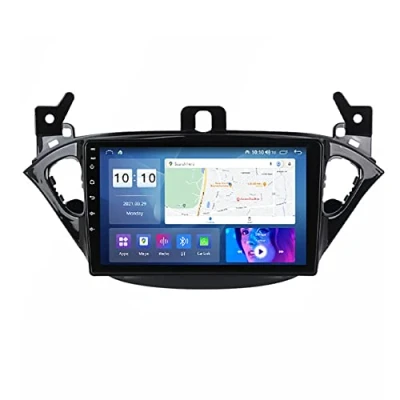Immagine di 2 DIN Autoradio GPS Navigazione per Auto Opel Corsa E 2014 2019 con Bluetooth IPS Touchscreen Supporta Android Apple Carplay/DSP/Dab+/FM