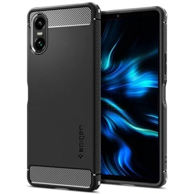 Immagine di Spigen Cover Rugged Armor Compatibile con Xperia 10 VI Nero Opaco
