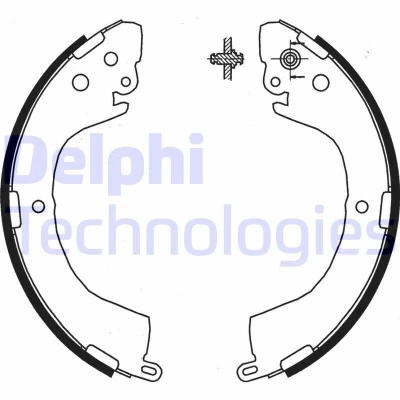 Immagine di DELPHI LS1852 Ganasce Freno 270 53 MITSUBISHI: L200 / Triton IV Pick up, III COLT 5
