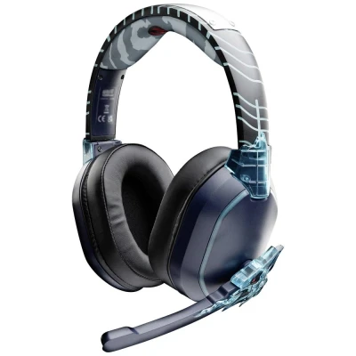 Immagine di Lexip Naruto Shippuden Kakashi Kamui Gaming Cuffie Over Ear via cavo, Bluetooth Stereo Nero Blu headset con microfono, regolazione del volume, Muto