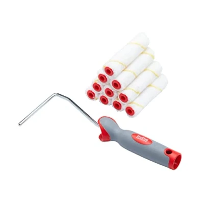 Immagine di ProDec Advance Mini rulli e telaio in microfibra a pelo corto, 11 pezzi, 10,2 cm