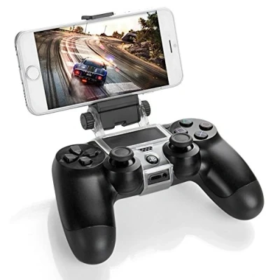 Immagine di Link e : Smartphone universale, telefono, supporto per cellulare compatibile con controller wireless Sony Dualshock PS4, PS4 Slim, PRO (controller NON incluso)