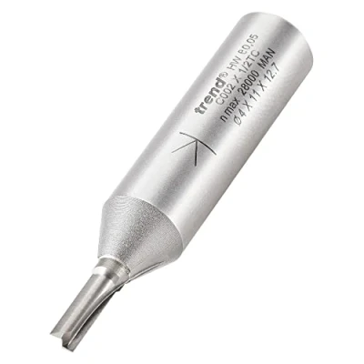 Immagine di Trend CraftPro C002X1/2TC Fresa a due scanalature, gambo da 1/2&quot;, diametro di taglio 4 mm e lunghezza 11,1 mm, punta in carburo tungsteno,