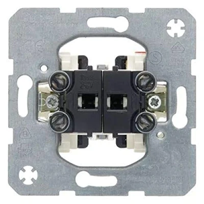 Immagine di Berker 3035 Doppio Interruttore 1A 250V Rif: 6510000005.
