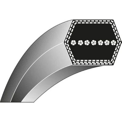 Immagine di Cinghia trapezoidale tipo 4 12,7 x 2667 Li per trattorino