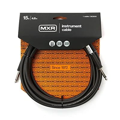 Immagine di JIM DUNLOP MXR Cavo Strumentale Standard, 15 piedi 4,6 m, Connettore Dritto 1/4 di pollice (DCIS15)