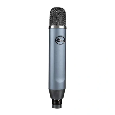 Immagine di Blue Ember Microfono a Condensatore XLR per la Registrazione e lo Streaming, Capsula Cardioide Personalizzata Supporto Grigio