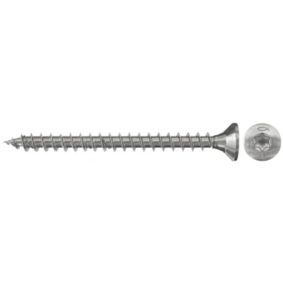Immagine di Fischer 657006 Viti per truciolare 3 mm 20 Interno Esagonale rotondo, multidentato, TX, Torx, Impronta T Acciaio inox V2A resistente alla corrosione